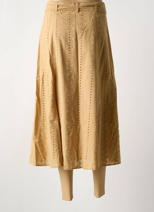 Fustă lungă maro ELORA femeie