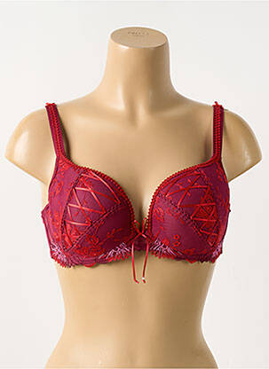 Sutien efect material satinat top sutien modelat violet EMPREINTE femeie