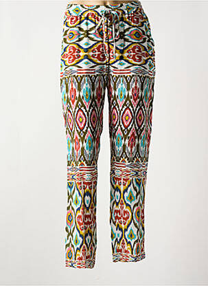 Pantalon drept verde DERHY femeie