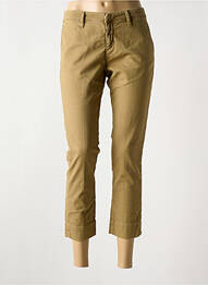 Pantalon chino talie joasă talie joasă maro ACQUAVERDE femeie