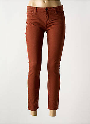 Blugi cu croială slim maro ACQUAVERDE femeie