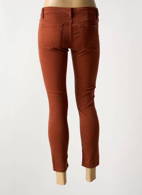 Blugi cu croială slim maro ACQUAVERDE femeie