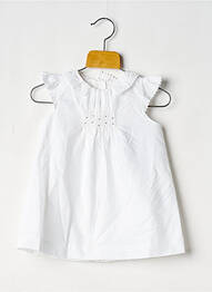 Rochie midi mâneci scurte mâneci scurte alb CYRILLUS fille