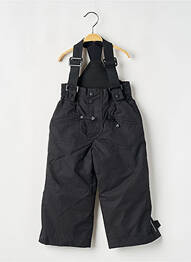 Pantalon drept buzunare talie elastică negru DEGRE7 enfant