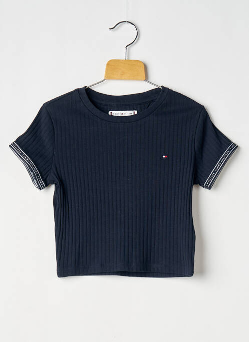 Tricou albastru TOMMY HILFIGER fată