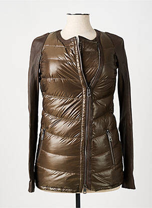 Geacă matlasată maro VENTCOUVERT femeie