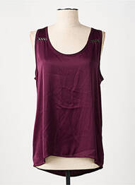 Top croială fluidă fără mâneci violet PABLO femme