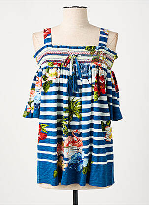 Top albastru DERHY femeie