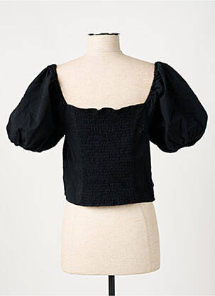 Top guler pătrat mâneci scurte negru LEVI'S femeie