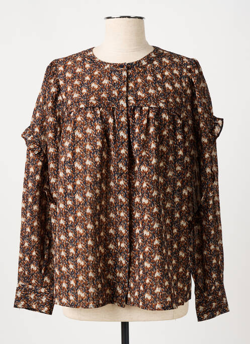 Cămașă maro SEE U SOON femeie