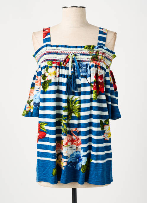 Top albastru DERHY femeie