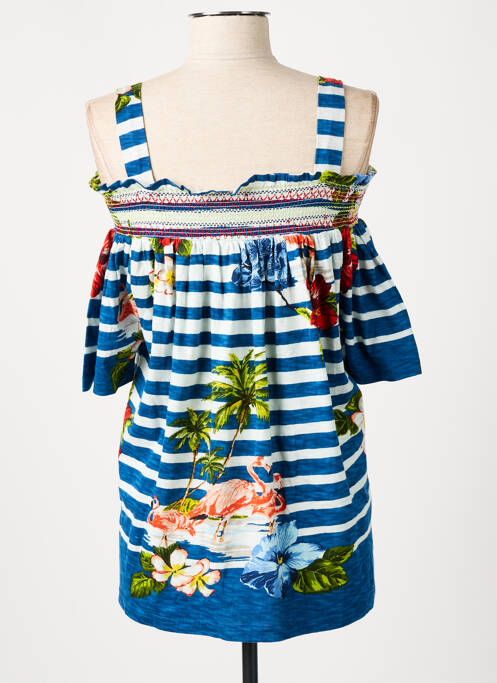 Top albastru DERHY femeie