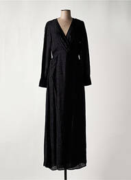 Rochie lungă mâneci lungi mâneci lungi negru SCOTCH & SODA femeie