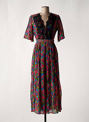 Rochie lungă negru DERHY femeie