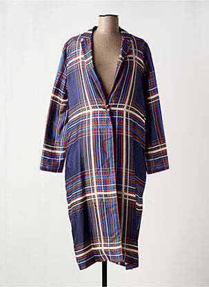 Palton lung albastru CHLOÉ STORA femeie