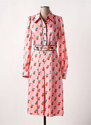 Rochie midi roz MANOUSH femeie