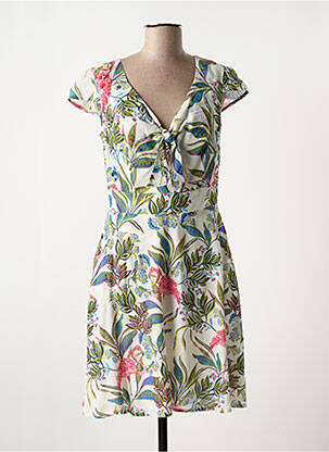 Rochie midi mâneci scurte mâneci scurte verde DERHY femeie
