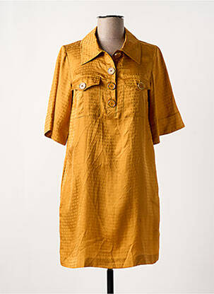 Rochie scurtă galben MANOUSH femeie