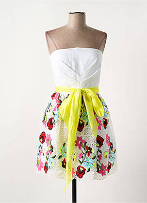 Rochie scurtă alb MANOUSH femeie