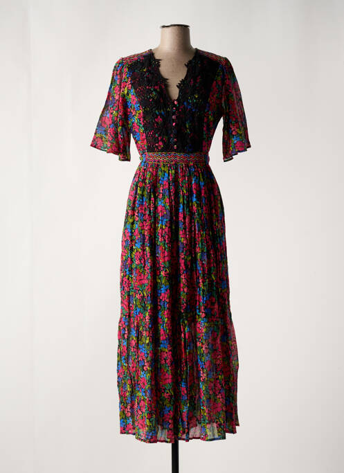 Rochie lungă negru DERHY femeie