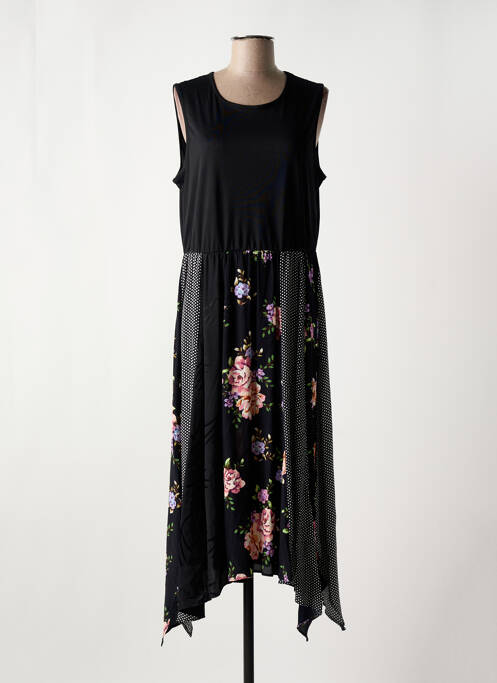 Rochie lungă negru DERHY femeie