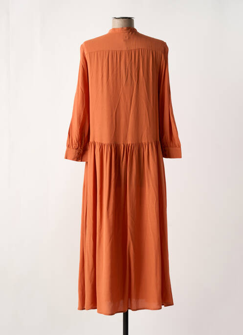 Rochie lungă portocaliu CYRILLUS femeie