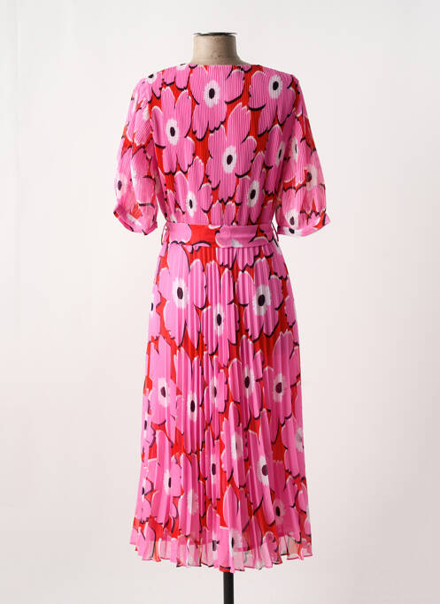 Rochie midi roz DERHY femeie