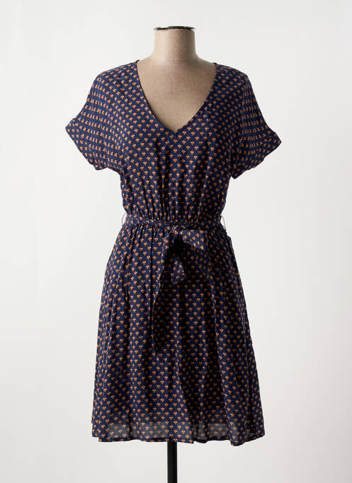 Rochie midi albastru CYRILLUS femeie