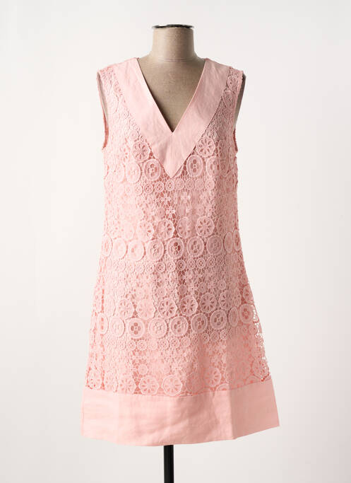 Rochie scurtă roz DERHY femeie