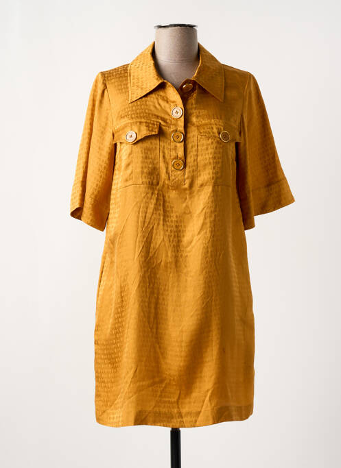 Rochie scurtă galben MANOUSH femeie