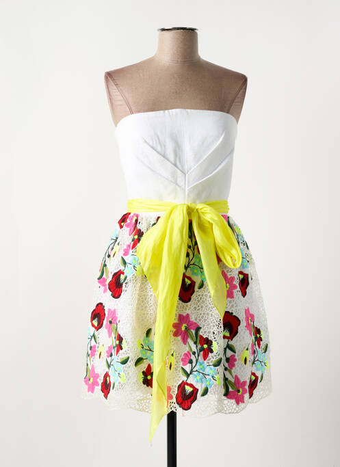 Rochie scurtă alb MANOUSH femeie