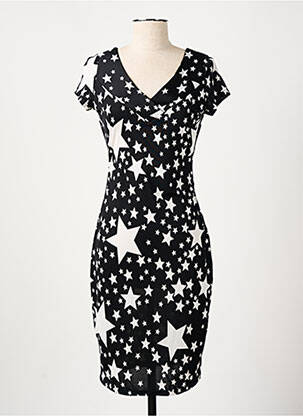 Rochie midi mâneci scurte mâneci scurte negru MANIGANCE femeie