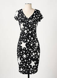 Rochie midi mâneci scurte mâneci scurte negru MANIGANCE femeie