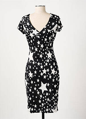 Rochie midi mâneci scurte mâneci scurte negru MANIGANCE femeie