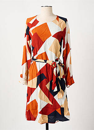 Rochie midi portocaliu CAROLL femeie