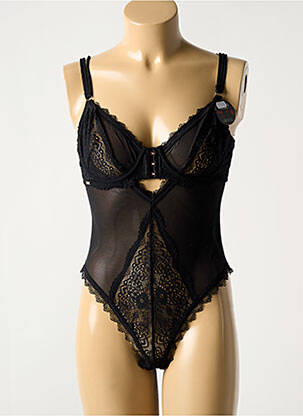 Body de lenjerie negru ESCORT femeie