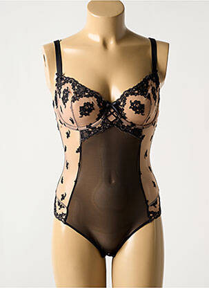 Body de lenjerie elasticitate negru VALEGE femeie