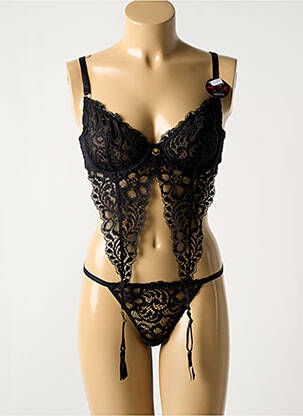 Set lenjerie negru ESCORT femeie