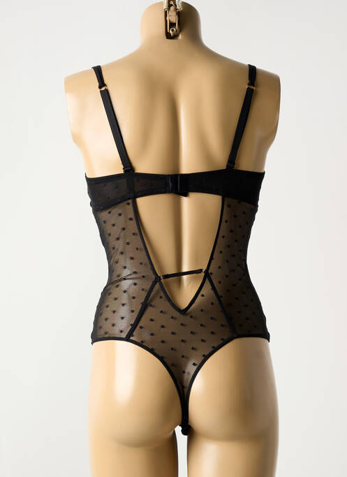 Body de lenjerie negru ESCORT femeie