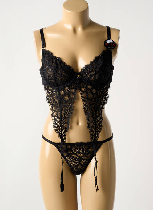 Set lenjerie negru ESCORT femeie