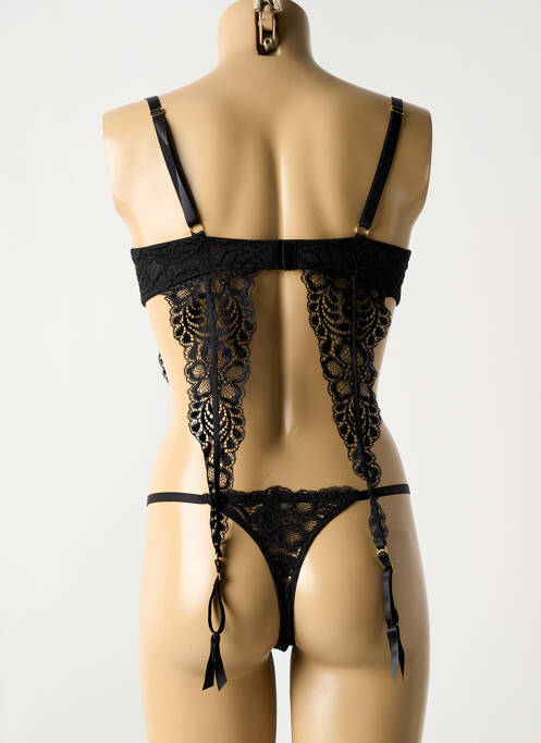 Set lenjerie negru ESCORT femeie