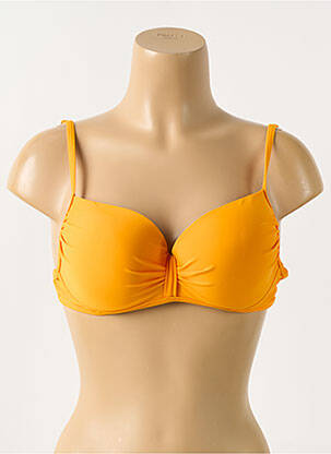 Sutien de costum de baie elasticitate top sutien modelat portocaliu VIOLETTA femeie