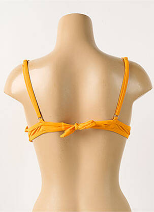 Sutien de costum de baie elasticitate top sutien modelat portocaliu VIOLETTA femeie