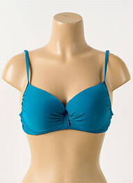 Sutien de costum de baie elasticitate top sutien modelat albastru VIOLETTA femeie