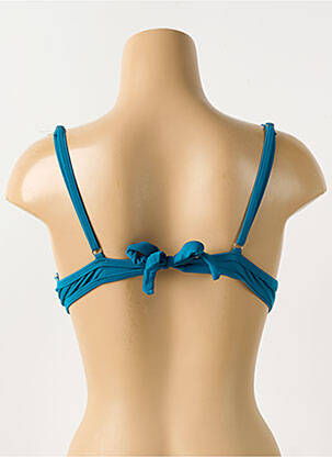 Sutien de costum de baie elasticitate top sutien modelat albastru VIOLETTA femeie