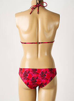 Costum de baie din două piese elasticitate top triunghiuri roz LAURA URBINATI femeie