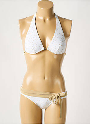 Costum de baie din două piese alb LAURA URBINATI femeie