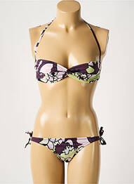 Costum de baie din două piese top bentiță top bentiță violet LAURA URBINATI femeie