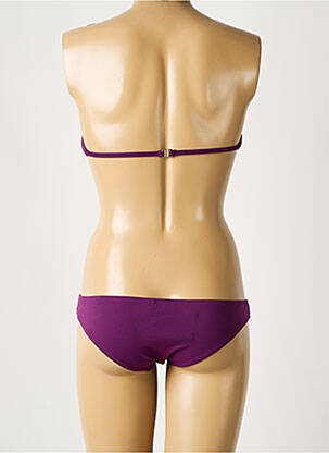 Costum de baie din două piese elasticitate top bentiță violet LAURA URBINATI femeie