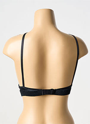 Sutien efect material satinat top sutien push-up negru JOHN GALLIANO femeie